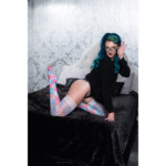 Stay-up kousen met tie-dye vibe voor sexy festivallook – Kix'ies - Afbeelding 2