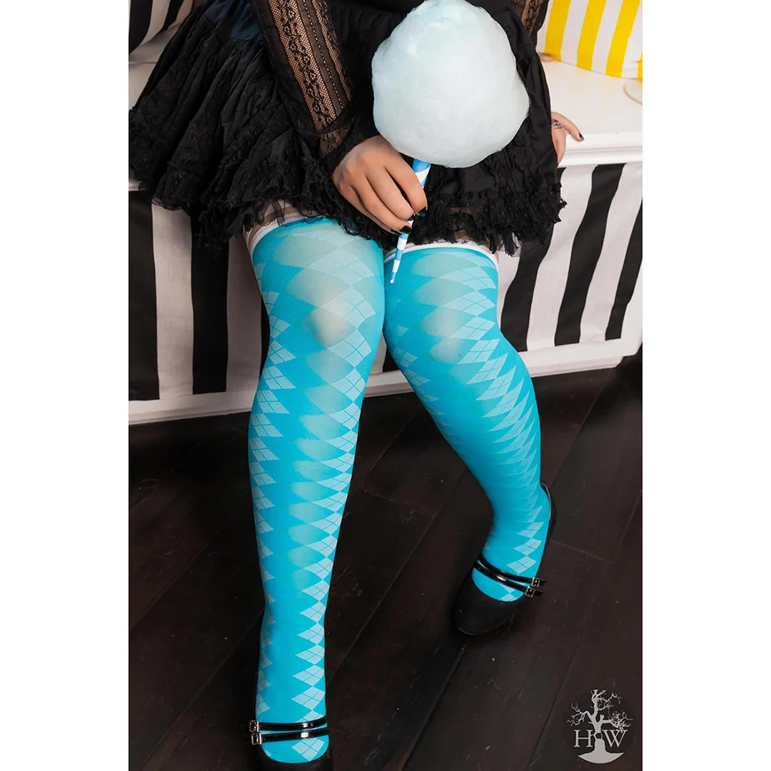 Bas cuissardes bleus Kix'ies Par 4 – Image 13