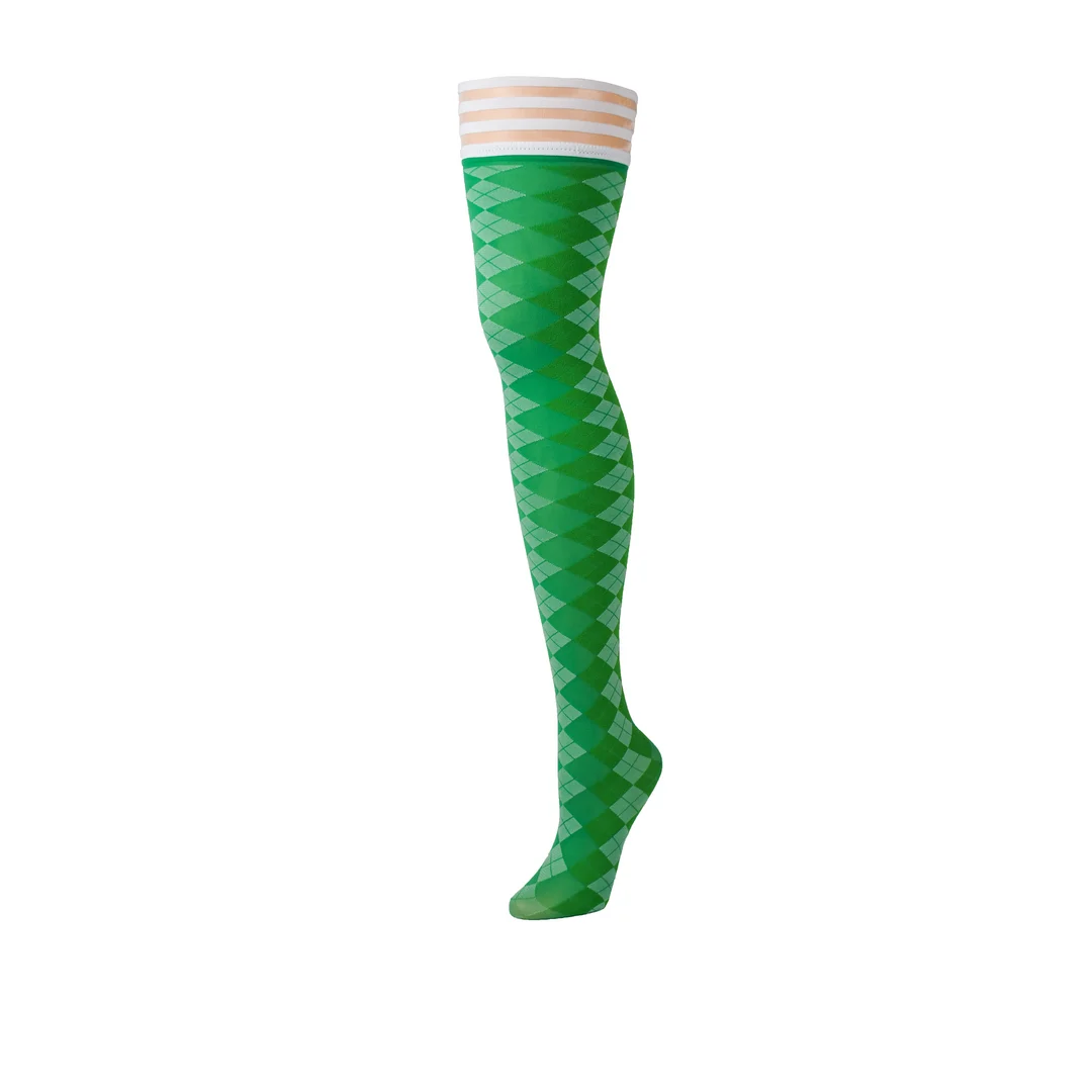 Bas cuissardes verts Kix'ies Par 4 – Image 5