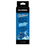 Glijmiddel met smaakje – Dry Mouth Spray voor orale seks – Sour Blue Raspberry – 60 ml – Doc Johnson