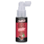 Glijmiddel met smaakje – Dry Mouth Spray voor orale seks – Kers – 60 ml – Doc Johnson - Afbeelding 2