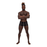 Sexy boxer met mesh en matte inzet voor gedurfde look – Male Power - Afbeelding 5