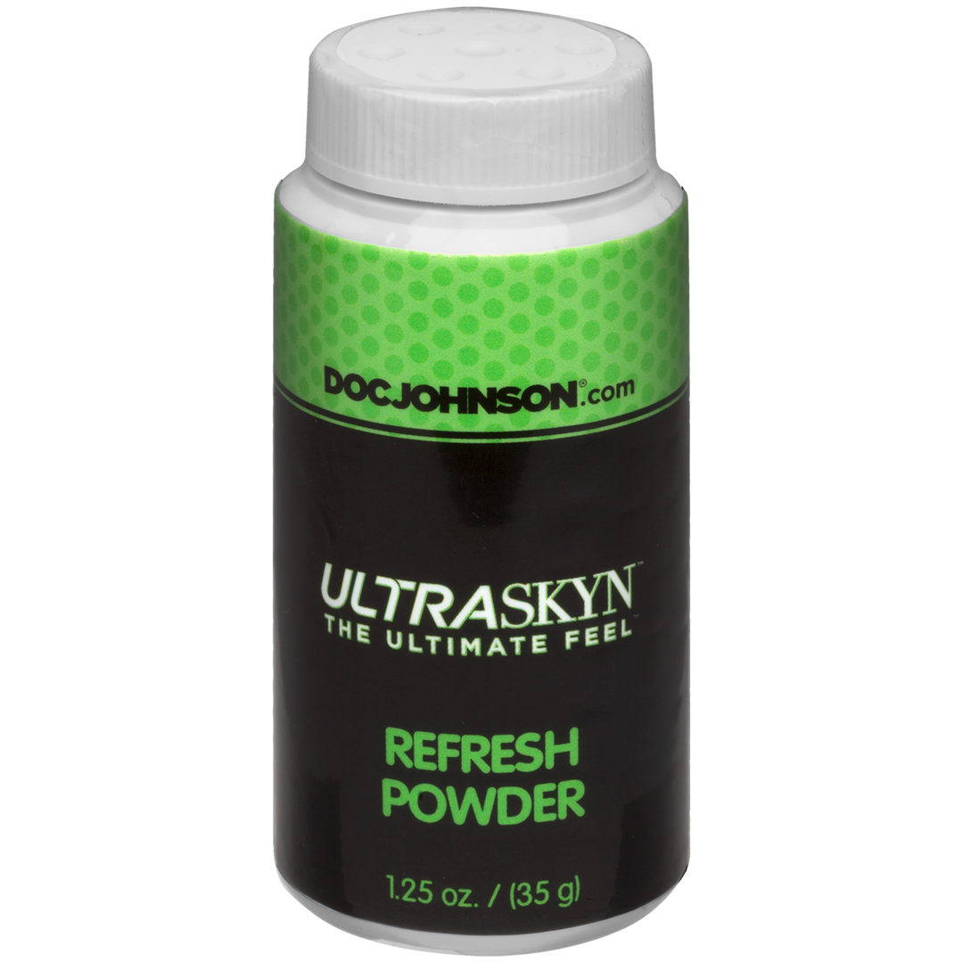 1396-01-BU Masturbator poeder – ULTRASKYN verfrissend onderhoudspoeder – Geslachtsneutraal – Doc Johnson – 1 ons. fles - Afbeelding 1