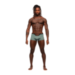 Boxer met tailleuitsnijding en metalen eyelets voor een stoere look – Male Power - Afbeelding 9