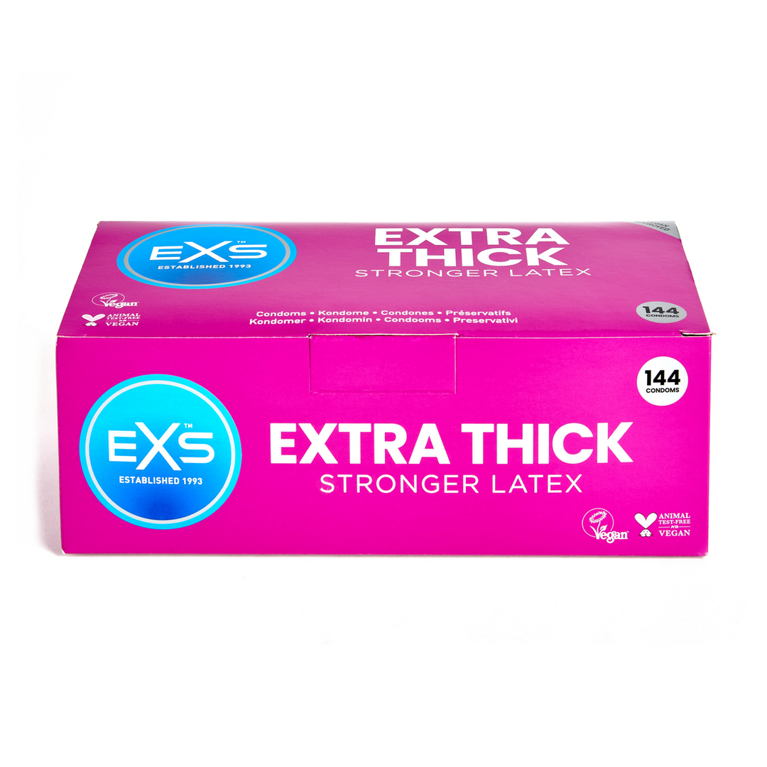 144EXSEXT-SA-2 Extra dikke condooms – 144 stuks – EXS Extra Safe - Afbeelding 1