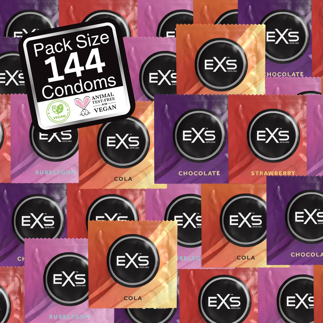 Préservatifs EXS aux saveurs assorties, 144 pièces – Image 4