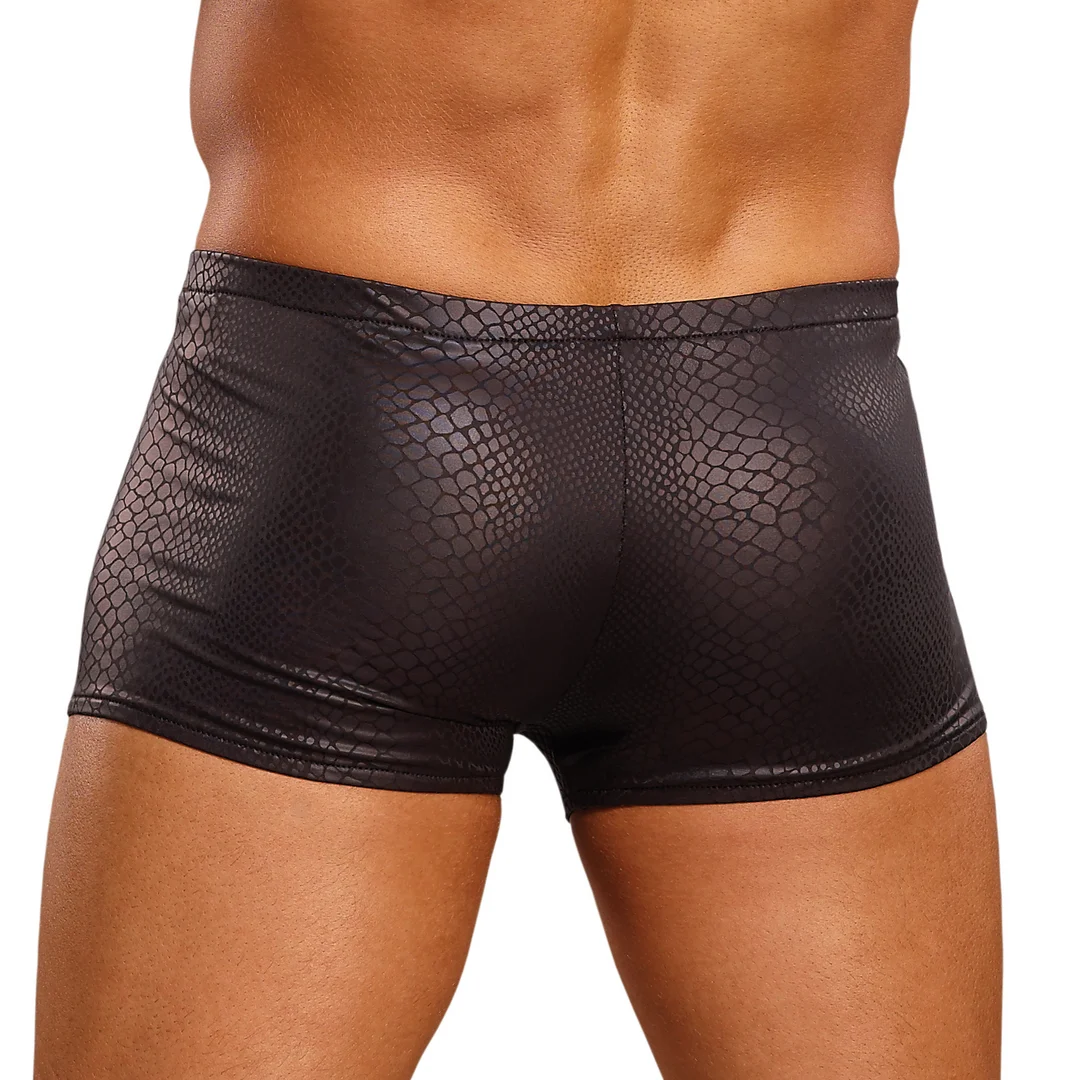 Male Power Mini Short Black Cobra - immagine 3