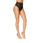 Kanten high-waisted sexy slipje met open achterkant voor elegante look - Dreamgirl - Afbeelding 10