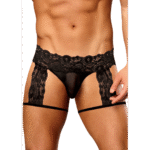 Kanten heren string met jarretels voor uitdagende looks – Male Power - Afbeelding 8