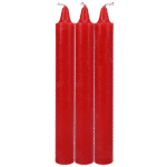 Japanse Drip Kaarsen – Rood – huidveilig warm drip-sensaties – geslachtsneutraal – Doc Johnson – 3 stuks - Afbeelding 2