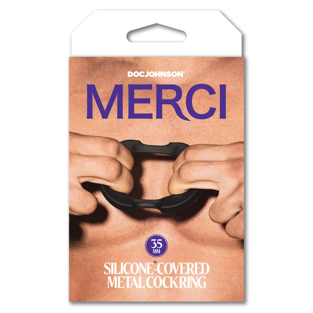 De Paradox siliconen en metalen cockring