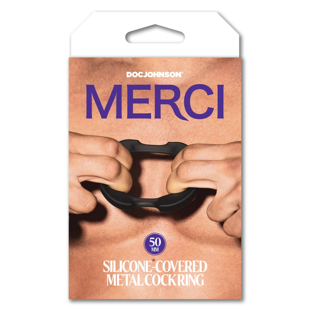 De Paradox siliconen en metalen cockring