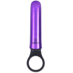 Mini vibrator met siliconen gripring – Violet Doc Johnson - Afbeelding 3
