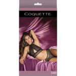 Plus size fishnet lingerie set met kanten accenten voor curvy curves – SexyPlus - Afbeelding 6