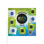 Condooms met ribbels en nopjes – 24 stuks – EXS Sensation Pack - Afbeelding 3