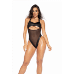 Wetlook bodysuit met onderboob-design voor een sexy silhouet – LIN - Afbeelding 6