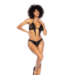 Lingerie set met franje en rits voor een speelse, sexy look - LIN - Afbeelding 5