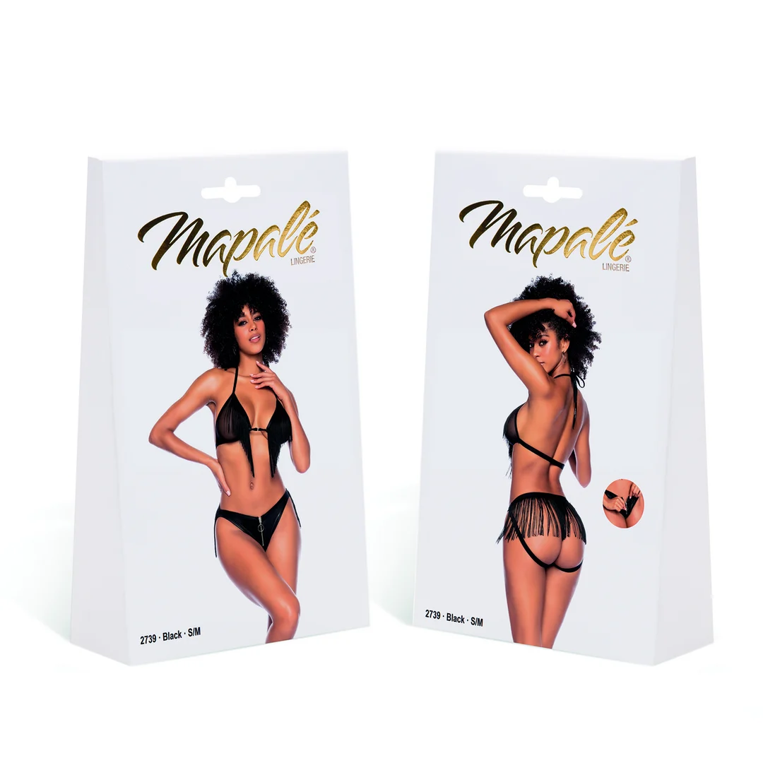 Ensemble deux pièces Mapalé à franges – Image 1