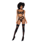 Jarretelset met transparant mesh voor verleidelijke look – Pretty Little Rocker - Afbeelding 4