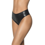 Sexy panty met natte look en gerimpeld achterpand voor elegante vormen – LIN - Afbeelding 2
