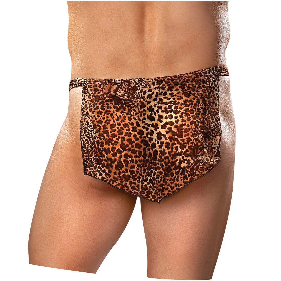 Heren string met Tarzan-stijl voor speelse roleplay en carnaval – Male Power - Afbeelding 4