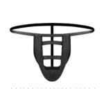 Heren string met open pouch en dubbele banden voor stoere look – Male Power - Afbeelding 4