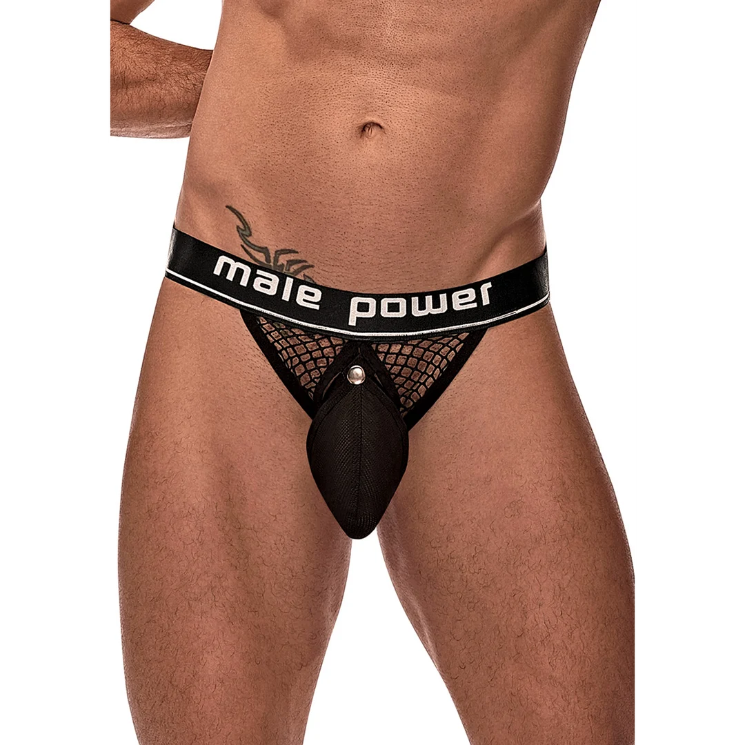 Male Power Jockstrap mit schwarzem Cockring – Bild 18
