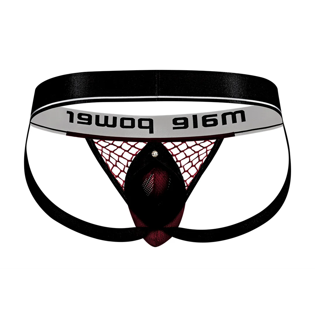 Male Power Jockstrap mit schwarzem Cockring – Bild 23