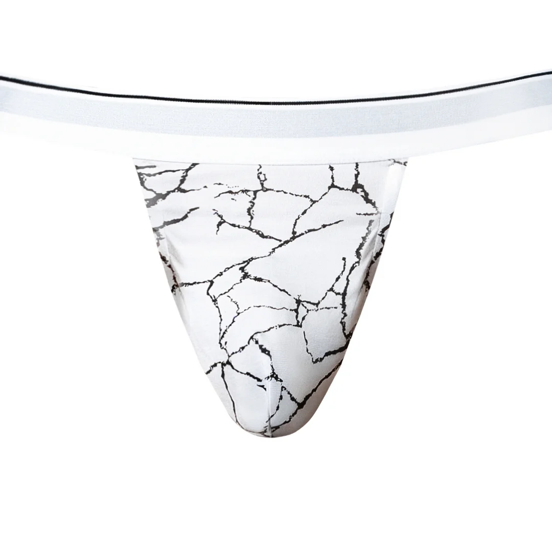 Male Power jock met witte marmerprint - Afbeelding 3