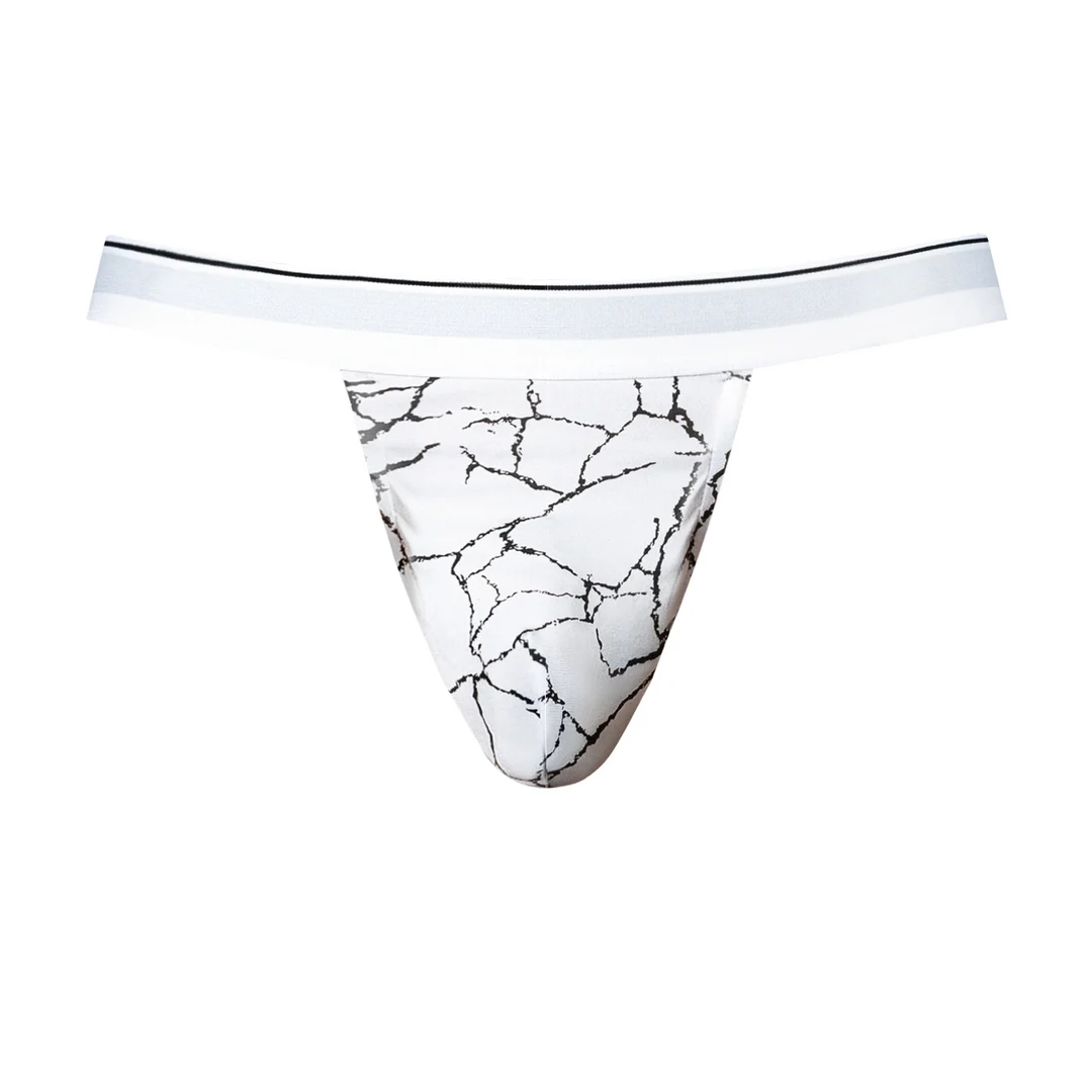 Male Power jock met witte marmerprint - Afbeelding 7