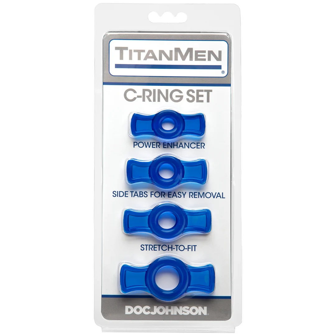Doc Johnson Cockring Set met 4 ringen - Afbeelding 1