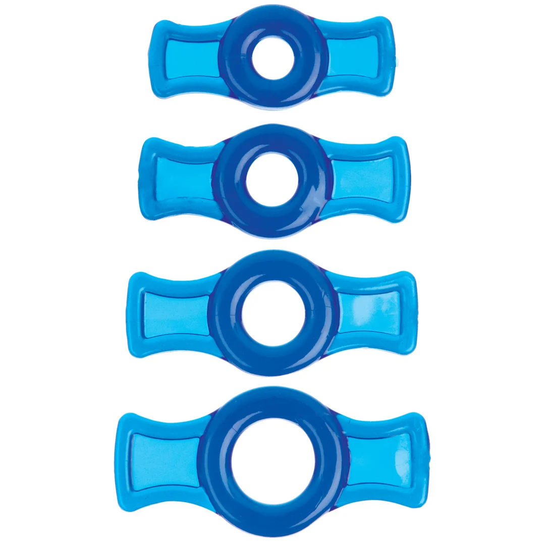 Doc Johnson Cockring Set met 4 ringen - Afbeelding 2