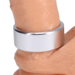 Cockring met geborsteld aluminium – Medium - Afbeelding 5