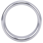 Cockring met geborsteld aluminium – Medium - Afbeelding 6