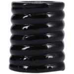 Niet-vibrerende cockring met geribbelde textuur – De Cage - Afbeelding 3