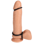 Niet-vibrerende cockring met zacht TPR-materiaal – Cockring Set - Afbeelding 3