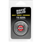 Niet-vibrerende cockring met rekbare textuur – De Radial