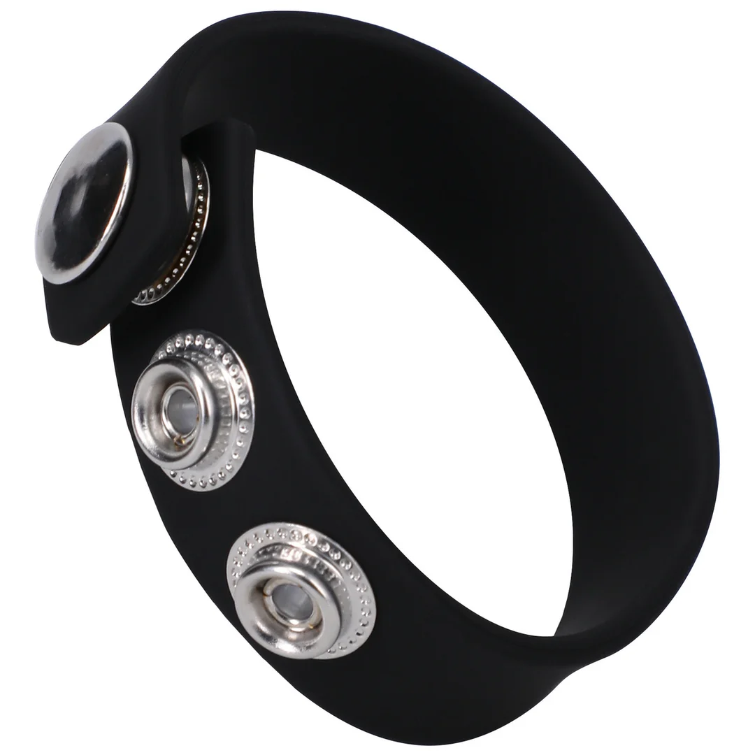 Cockring met 3 snaps – 3 Snap - Afbeelding 2