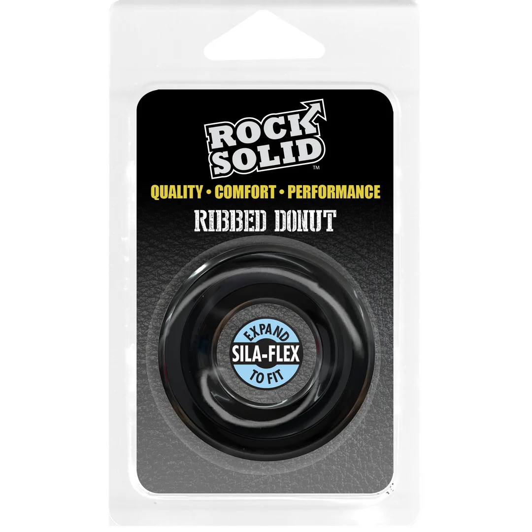 Doc Johnson Ribbed Donut cockring - Afbeelding 1