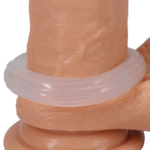 Niet-vibrerende cockring met geribbelde textuur – Cockring - Afbeelding 5