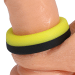 Niet-vibrerende cockring met glow in the dark – Cockring - Afbeelding 5