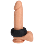 Niet-vibrerende cockring met lichte rek – De Monster - Afbeelding 4