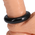 Niet-vibrerende cockring met super rekbaar TPE – De 3X Donut - Afbeelding 5