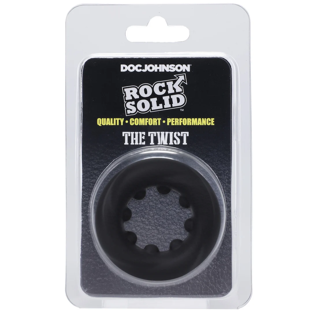 The Twist siliconen cockring - Afbeelding 1