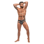 Jockstrap heren met cut-outs en ruitpatroon voor gedurfde look – Male Power - Afbeelding 2