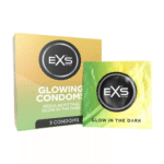 Glow in the dark condooms – 3 stuks – EXS - Afbeelding 3