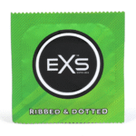 Geribbelde en gestippelde condooms – 3 stuks – EXS