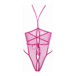 Open cup body met wikkelbandjes voor verleidelijke look en sexy lingerie - LIN - Afbeelding 8