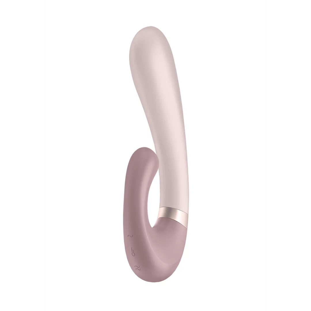 Satisfyer rabbit vibrator – verwarmend & app-controlled – Satisfyer Heat Wave Mauve - Afbeelding 3