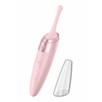 Satisfyer Bullet vibrator met draaiende tip – Oud Roze - Afbeelding 2